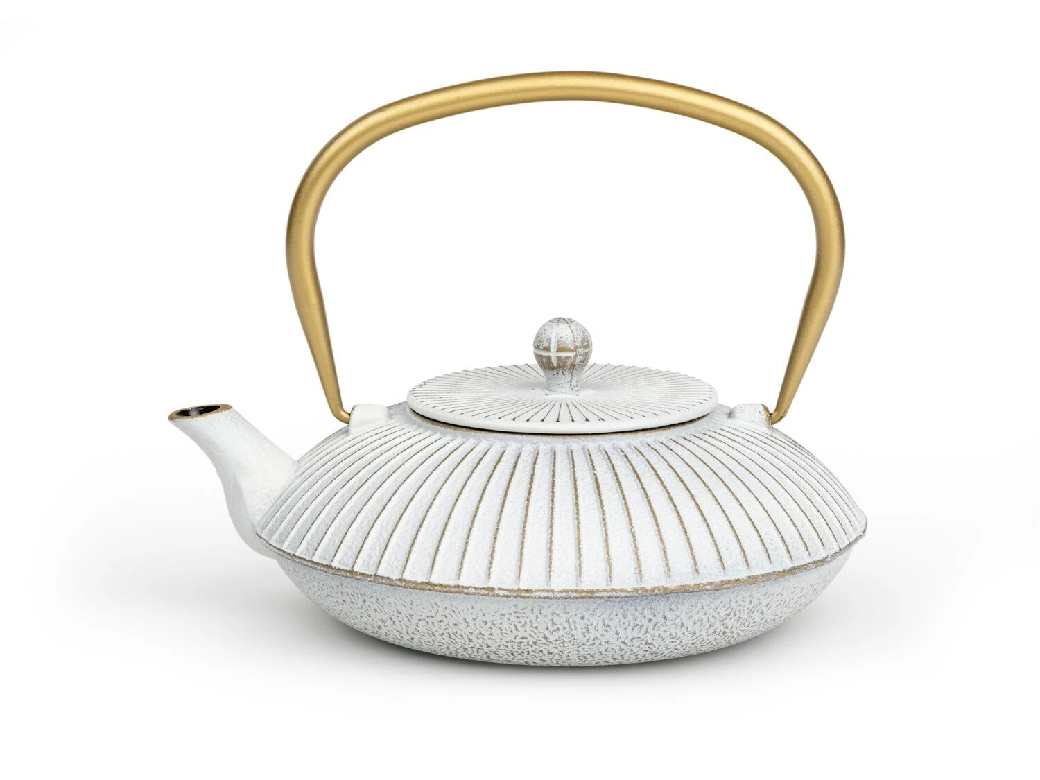 BREDEMEIJER Чугунен чайник “Linhai“ - цвят бял - 1.1 л.