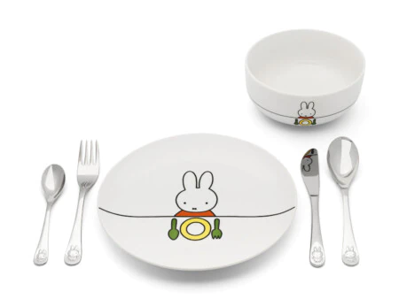ZILVERSTAD Детски комплект за хранене “Miffy“ - 6 части