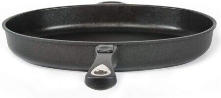 AMT Индукционен тиган за риба 5 см. – 41х27 см. с мобилна дръжка