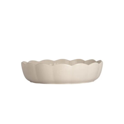 <p><span style="color: #000000;"><strong>EMILE HENRY Керамична форма "MADELEINE ROUND DISH"</strong></span><br /><span style="color: #000000;">• <strong>Ръчно изработена от 100% естествени материали<br />• Устойчива на температури: </strong>- 20º С до + 270º С<strong><br />• Равномерно разпределение на топлината<br />• Задържа топлината на ястието по-дълго от обикновените съдове<br />• Висока устойчивост на надраскване <br /></strong>• </span><strong><span style="color: #000000;">Материал:</span>  <span style="color: #ff0000;">HR® Ceramic (High Resistance) <span style="color: #000000;">/ </span></span></strong><span style="color: #ff0000;"><span style="color: #000000;">Високо устойчива керамика</span></span><strong><span style="color: #ff0000;"><span style="color: #000000;"> / </span><br /><span style="color: #000000;">• Без съдържание на олово, кадмий и никел</span><br /><span style="color: #000000;">• Размери: </span></span></strong><span style="color: #ff0000;"><span style="color: #000000;">Ø</span></span><span style="color: #ff0000;"><span style="color: #000000;"> </span></span><span style="color: #ff0000;"><span style="color: #000000;">27 х 6,5</span></span><span style="color: #ff0000;"><span style="color: #000000;"> см</span></span><span style="color: #ff0000;"><br /></span><span style="color: #ff0000;"><span style="color: #000000;"><strong>• Максимална вместимост: </strong>2,4 литра<br /><strong>• Използваема вместимост:</strong> 1,2 литра<br /></span><span style="color: #000000;"><strong>• Тегло: </strong>1,25 кг</span><br /><span style="color: #000000;">• <strong>Цвят: </strong>екрю</span><br /><span style="color: #000000;">• <strong>Подходяща за: </strong>фурна / микровълнова фурна / фризер / съдомиялна машина</span><br /><strong><span style="color: #000000;">Производител: EMILE HENRY / Франция</span></strong></span></p><br />Марка: Emile Henry <br />Модел: EH 6253-02<br />Доставка: 2-4 работни дни<br />Гаранция: 2 години