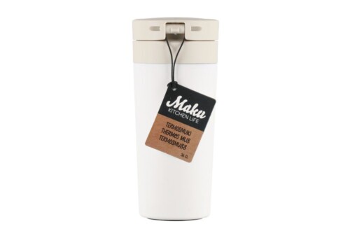 <p><strong>MAKU Двустенна термочаша 360 мл. - бяла</strong><br /><span><strong>• Размери:</strong> <span>17 x 8 x 8,5</span><span> </span>см.</span><br /><span><strong>• Тегло:</strong> 0,240 кг.</span><br /><span><strong>• Материал:</strong> Неръждаема стомана, капак пт полипропилен<br /></span><span><strong>• Капацитет:</strong> 0,360 л.<br /><strong>• Цвят:</strong> Бял<br /><strong>• Не е подходяща за съдомиялна машина</strong><br /></span><strong>Производител: Tammer Brands/ Финландия</strong></p><br />Марка: MAKU <br />Модел: TB MAKU 329053<br />Доставка: 2-4 работни дни<br />Гаранция: 2 години