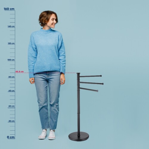 <p><strong>KELA Поставка за кърпи “Swing“ - черна - свободно стояща</strong><br /><strong>• Серия: </strong><span>Swing</span><br /><strong>• Материал:</strong><span> стомана<br /></span><strong>• Размери:</strong><span> <span>Ø </span>28,5 х 85,5 см.</span><br /><strong>• Цвят:</strong><span> черен<br /><strong>• Стабилна основа</strong><br /></span><strong>• Производител: KELA / Германия</strong></p><br />Марка: KELA <br />Модел: KELA 18976<br />Доставка: 2-4 работни дни<br />Гаранция: 2 години