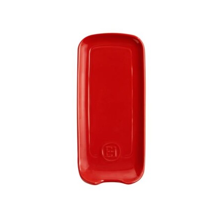 <p><span style="color: #000000;"><strong>EMILE HENRY Керамична поставка за прибори за готвене SPOON REST </strong> </span><br /><span style="color: #000000;">• <strong>Ръчно изработена от 100% естествени материали<br />• Устойчива на температури: </strong>- 20º С до + 270º С<strong><br />• Равномерно разпределение на топлината<br />• Задържа топлината на ястието по-дълго от обикновените съдове<br />• Висока устойчивост на надраскване <br /></strong>• </span><strong><span style="color: #000000;">Материал:</span>  <span style="color: #ff0000;">HR® Ceramic (High Resistance) <span style="color: #000000;">/ Високо устойчива керамика / </span><br /><span style="color: #000000;">• Без съдържание на олово, кадмий и никел</span><br /><span style="color: #000000;">• Размер: </span></span></strong><span style="color: #000000;">23 х 10,5 х 3 см<br /><strong>• Тегло: </strong>0,36 кг<br />• <strong>Цвят: </strong>червен<br />• <strong>Подходяща за: фурна / микровълнова фурна / фризер / съдомиялна машина</strong><br /><strong>Производител: EMILE HENRY / Франция</strong></span></p><br />Марка: Emile Henry <br />Модел: EH 0263-34<br />Доставка: 2-4 работни дни<br />Гаранция: 2 години