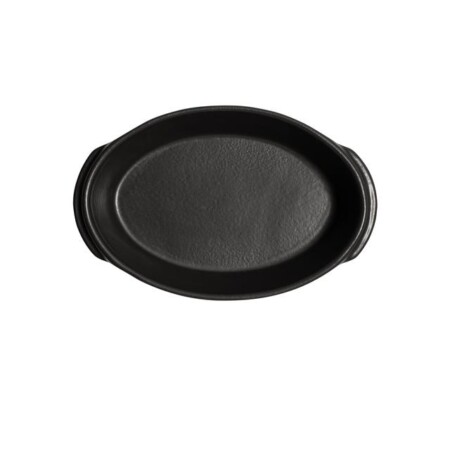 <p><span style="color: #000000;"><strong>EMILE HENRY Овална форма за печене “SOLO“ </strong></span><br /><span style="color: #000000;">• <strong>Ръчно изработена от 100% естествени материали<br />• Устойчива на температури: </strong>- 20º С до + 270º С<strong><br />• Равномерно разпределение на топлината<br />• Задържа топлината на ястието по-дълго от обикновените съдове<br />• Висока устойчивост на надраскване <br /></strong>• </span><strong><span style="color: #000000;">Материал:</span>  <span style="color: #ff0000;">HR® Ceramic (High Resistance) <span style="color: #000000;">/ </span></span></strong><span style="color: #ff0000;"><span style="color: #000000;">Високо устойчива керамика</span></span><strong><span style="color: #ff0000;"><span style="color: #000000;"> / </span><br /><span style="color: #000000;">• Без съдържание на олово, кадмий и никел</span><br /><span style="color: #000000;">• Размери: </span></span></strong><span style="color: #ff0000;"><span style="color: #000000;">21 х</span></span><span style="color: #ff0000;"><span style="color: #000000;"> 13,5</span></span><span style="color: #ff0000;"><span style="color: #000000;"> х 5</span></span><span style="color: #ff0000;"><span style="color: #000000;"> см</span></span><span style="color: #ff0000;"><br /></span><span style="color: #ff0000;"><span style="color: #000000;"><strong>• Максимална вместимост: </strong>0,65 литра<br /><strong>• Използваема вместимост:</strong> 0,55 литра<br /></span><span style="color: #000000;"><strong>• Тегло: </strong>0,42 кг</span><br /><span style="color: #000000;">• <strong>Цвят: </strong>базалт</span><br /><span style="color: #000000;">• <strong>Подходяща за: </strong>фурна / микровълнова фурна / фризер / съдомиялна машина</span><br /><strong><span style="color: #000000;">Производител: EMILE HENRY / Франция</span></strong></span></p><br />Марка: Emile Henry <br />Модел: EH 9020-06<br />Доставка: 2-4 работни дни<br />Гаранция: 2 години