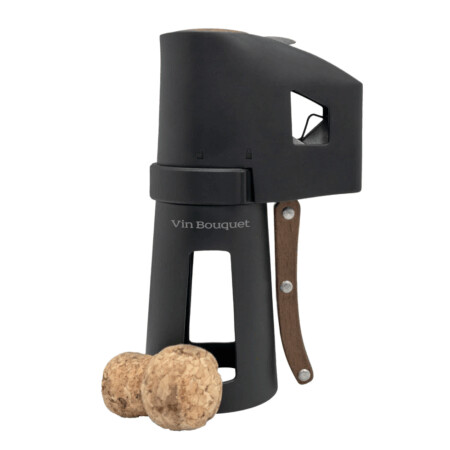 <p><strong>Vin Bouquet Отварачка за шампанско с дървена дръжка</strong><br /><strong>• Размери:</strong><span> <span>18,5 x 13 x 6 </span>см.</span><br /><strong>• Тегло:</strong><span> 0,145 гр.</span><br /><strong>• Материал:</strong><span> Неръждаема стомана, дърво</span><br /><strong>Производител: Vin Bouquet, Испания </strong></p><br />Марка: Vin Bouquet <br />Модел: VB FID 1486<br />Доставка: 2-4 работни дни<br />Гаранция: 2 години