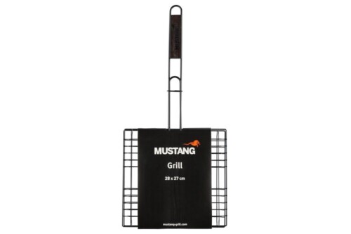 <p><strong>MUSTANG Решетка / скара за барбекю с незалепващо покритие - 28 х 27 см.</strong><br /><strong>• Материал:</strong><span> стомана, дърво<br /></span><strong>• Размери:</strong><span> 28 х 3 х 61,5 см. <br /><strong>• Тегло:</strong> 0,700 кг.<br /><strong>• Цвят: </strong>черен<br /><strong>• Дървена дръжка<br />• Незалепващо покритие</strong><br /><strong>• Не е подходяща за съдомиялна машина</strong></span><br /><strong>Производител: Tammer Brands/ Финландия</strong></p><br />Марка: MUSTANG <br />Модел: TB MUS 210648<br />Доставка: 2-4 работни дни<br />Гаранция: 2 години