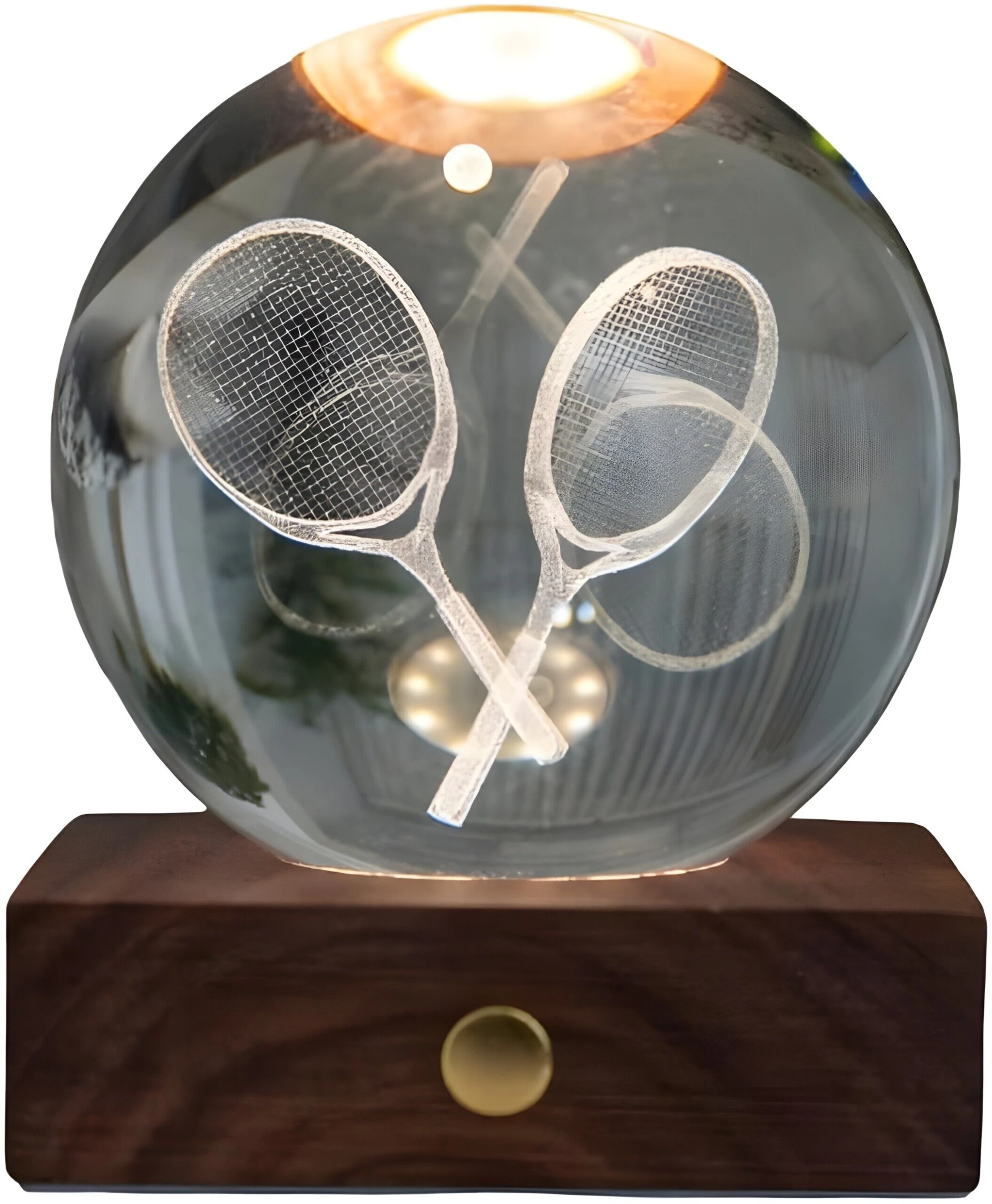 GINGKO 3D Смарт лампа “Amber Crystal“ - Тенис ракети