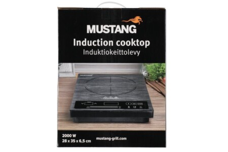 <p><strong>MUSTANG Портативен индукционен котлон - 2000 W</strong><br /><strong>• Мощност:</strong><span> 2000 W</span><br /><strong>• Захранване:</strong><span> 220 - 240 V, 50-60 Hz</span><br /><strong>• Сензорен панел управление<br /></strong><strong>• 20 настройки на мощността</strong><span><br /><strong>• Таймер</strong></span><br /><strong>• Функция самоизключване<br />• Стъклокерамичен плот<br />• Фунция заключване<br />• Размери:</strong><span> 28 х 35,8 х 6,5 см.</span><br /><strong>• Тегло:</strong><span> 1,98 кг.<br /></span><strong>• Размери на опаковката:</strong> 30,5 х 39,5 х 8,5 см.<br /><strong>• Тегло с опаковката:</strong> 2,36 кг.<br /><strong>Производител: Tammer Brands/ Финландия</strong></p><br />Марка: MUSTANG <br />Модел: TB MUS 651680<br />Доставка: 2-4 работни дни<br />Гаранция: 2 години