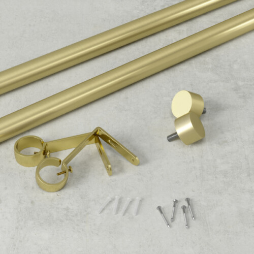 <p><strong>UMBRA Корниз “CAPPA“ - цвят злато - размер 167-304 см.</strong><br /><span><strong>• </strong></span><strong>Цвят:</strong><span> злато</span><br /><strong>• Закачане на стена (включени елементи)<br />• Тегло: </strong><span>1,200 кг.<br /><strong>• Разтегателен от 167 до 304 см.</strong></span><strong><br />• Диаметър: </strong><span>1,9 см.</span><span><br />• <strong>Размер на опаковката:</strong>  125 х 7 х 8 см. </span><br /><span>• </span><strong>Материал: </strong><span> стомана</span><br /><strong>• </strong><strong>Производител: UMBRA / Канада</strong><br /><em><strong>DESIGN: UMBRA STUDIO</strong></em></p><br />Марка: Umbra HK Limited <br />Модел: UMBRA 1021410-240<br />Доставка: 2-4 работни дни<br />Гаранция: 2 години