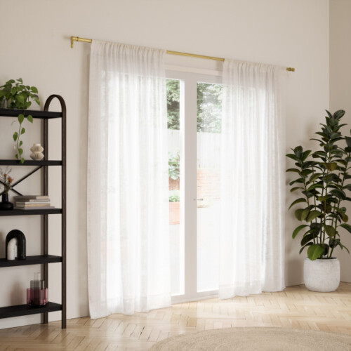 <p><strong>UMBRA Корниз “CAPPA“ - цвят злато - размер 167-304 см.</strong><br /><span><strong>• </strong></span><strong>Цвят:</strong><span> злато</span><br /><strong>• Закачане на стена (включени елементи)<br />• Тегло: </strong><span>1,200 кг.<br /><strong>• Разтегателен от 167 до 304 см.</strong></span><strong><br />• Диаметър: </strong><span>1,9 см.</span><span><br />• <strong>Размер на опаковката:</strong>  125 х 7 х 8 см. </span><br /><span>• </span><strong>Материал: </strong><span> стомана</span><br /><strong>• </strong><strong>Производител: UMBRA / Канада</strong><br /><em><strong>DESIGN: UMBRA STUDIO</strong></em></p><br />Марка: Umbra HK Limited <br />Модел: UMBRA 1021410-240<br />Доставка: 2-4 работни дни<br />Гаранция: 2 години