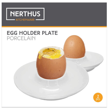 <p><strong>Nerthus Порцеланови поставки за яйца - 2 бр.</strong><br /><span><strong>• Размери на опаковката:</strong> <span>24,3 x 18,4 x 7,6 </span>см.</span><br /><span><strong>• Тегло:</strong> 0,480 кг.<br /></span><span><strong>• Материал: </strong>Порцелан</span><br /><strong>Производител: Vin Bouquet, Испания</strong></p><br />Марка: Vin Bouquet <br />Модел: VB FIH 1431<br />Доставка: 2-4 работни дни<br />Гаранция: 2 години