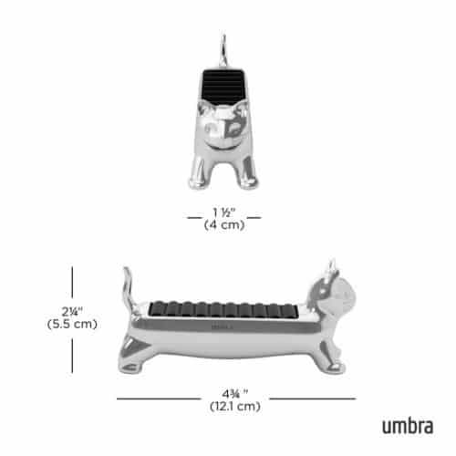 UMBRA Поставка за пръстени “ALI“ – котка – цвят хром
