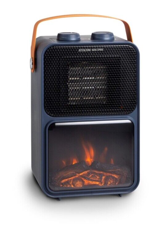 INNOLIVING Вентилаторна печка с ефект на камина – 1200W