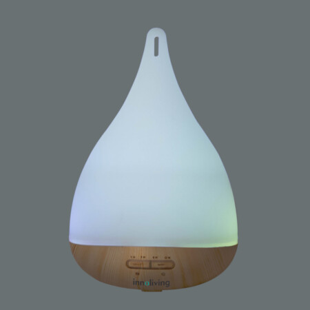 <p><span style="font-size: small;"><strong>INNOLIVING Ултразвуков арома дифузер с таймер INN - 772</strong></span><br />• Капацитет: 250 мл <br />• Обхват на действие: 10-13 м² <br />• Таймер: 1- 3 - 6 часа<br />• Многоцветен режим - 7 цвята<br />• Автоматично изключване<br />• Размери: Ø 14,5 x 24,5 см<br />• Мощност: 5 W <br />• USB кабел за зареждане<br />• Захранване: 5V 800 mA <br /><em><strong>Производител: INNOLIVING / Италия</strong></em></p><br />Марка: INNOLIVING S.P.A <br />Модел: INN - 772<br />Доставка: 2-4 работни дни<br />Гаранция: 2 години