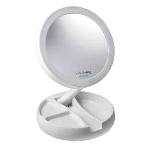 INNOLIVING Увеличително козметично огледало с LED светлина INN – 805
