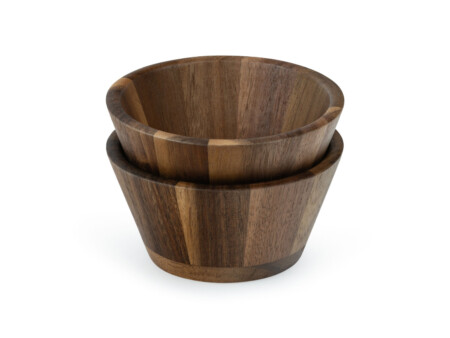 <p><strong>LEOPOLD VIENNA Комплект от 2 бр дървени купи “Oviedo“</strong><br /><strong>• Размери:</strong><span> Ø 11 x 5,5 см. </span><br /><strong>• Материал: </strong><span>акациева дървесина</span><br /><strong>• Цвят:</strong><span> кафяв</span><br /><span>• </span><strong>Тегло:</strong><span> 0,178 кг<br /><strong>• Не са подходящи за съдомиялна машина</strong></span><br /><strong>• Бранд:</strong><span> LEOPOLD VIENNA </span><br /><strong>Производител: Bredemeijer Group / Нидерландия</strong></p><br />Марка: Bredemaijer Group <br />Модел: LV 638000<br />Доставка: 2-4 работни дни<br />Гаранция: 2 години