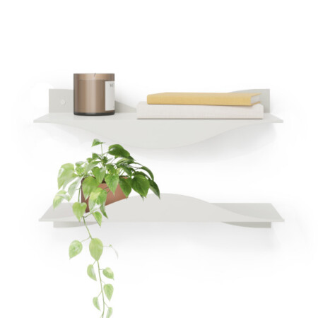 UMBRA Комплект от 2 бр. рафтове за стенен монтаж “SURF“ - цвят пясък