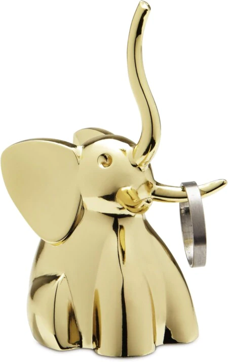 UMBRA Поставка за пръстени “ZOOLA ELEPHANT“ - слон - цвят месинг
