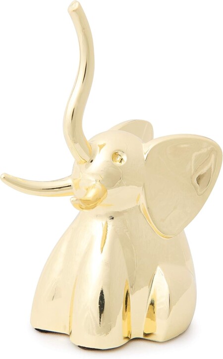 <p><strong>UMBRA Поставка за пръстени “ZOOLA ELEPHANT“ - слон - цвят месинг</strong><br /><strong>• Цвят: </strong>Месинг<br /><strong>• Размери: </strong>4,4 х 3,8 х 7,6 см<br /><strong>• Материал: </strong>Метал<br /><strong>Производител: UMBRA / Канада<br /></strong><strong><em>Design: Umbra Studio</em></strong></p><br />Марка: Umbra HK Limited <br />Модел: UMBRA 299224-104<br />Доставка: 2-4 работни дни<br />Гаранция: 2 години