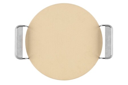 <p><strong>MUSTANG Камък за печене на пица</strong><br /><strong>• Материал:</strong><span> неръждаема стомана, кордиерит<br /></span><strong>• Размери:</strong><span> 43 х 35 х 5 см <br />•<strong> Тегло:</strong> 2,21 кг.</span><br /><strong>• С поставка от стомана с дръжки<br /></strong><strong>• Не е подходящ за съдомиялна машина</strong><br /><strong>Производител: Tammer Brands/ Финландия </strong></p><br />Марка: MUSTANG <br />Модел: TB MUS 325434<br />Доставка: 2-4 работни дни<br />Гаранция: 2 години