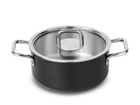 SILAMPOS Плитка тенджера с капак Comfort Black -  Ø 20см.