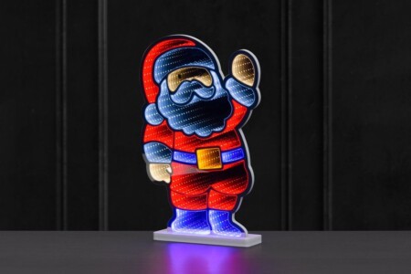 <p><strong>FINNLUMOR Светлинна LED декорация “Дядо Коледа“</strong><br /><strong>• С 366 LED светлини и огледална повърхност<br />• 3D илюзия за дълбочина – създава усещане за обем <br />• Подходящ за вътрешна украса – хол, офис, витрина, детска стая <br />• Енергийно ефективно осветление <br />• Стабилна основа за безопасно поставяне върху маса, шкаф или рафт<br />• Размери:</strong><span> 31</span><span> х 8 x 48 см.<br /><strong>• Тегло: </strong>0,450 кг.<br /><span><strong>• Материал: </strong>пластмаса<br /><strong>• Захранване: </strong>кабел 3 м<br /><strong>• Не е подходящ за ползване на открито</strong><br /></span></span><strong>Производител: Tammer Brands/ Финландия</strong></p><br />Марка: FINNLUMOR <br />Модел: TB Finnlumor 640911<br />Доставка: 2-4 работни дни<br />Гаранция: 2 години