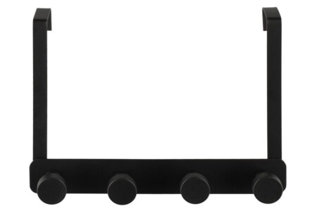 <p><strong>4Living Закачалка за врата "Robin" с 4 куки</strong><br /><span><strong>• С 4 бр куки </strong><br /><strong>• Цвят: </strong>черен<br /><strong>• Материал: </strong>метал</span><br /><strong>• Размери на закачалката: </strong>27 х 8 х<span> 20 см.</span><br /><strong>• Тегло:</strong><span> 0,25 кг.<br /><strong>• Товароносимост на закачалката:</strong> 8 кг<br /><strong>• Товароносимост на 1 бр кука:</strong> до 2 кг<br /><strong>• За врати с дебелина до 4,5 см</strong></span><br /><strong>Производител: Tammer Brands/ Финландия</strong></p><br />Марка: 4LIVING <br />Модел: TB 4Living 637769<br />Доставка: 2-4 работни дни<br />Гаранция: 2 години