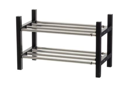 4LIVING Регулируема поставка за обувки - цвят черен