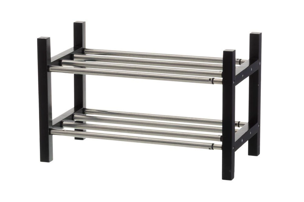 4LIVING Регулируема поставка за обувки - цвят черен