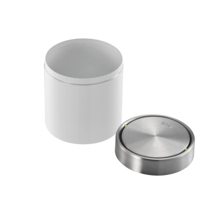 <p><span style="font-size: small;"><strong><strong>EKO EUROPE </strong>Кошче за маса “FANDY“<br /></strong></span>• <strong>Цвят:</strong> бял<br />• <strong>Материал:</strong> праховобоядисана неръждаема стомана <br />• <strong>Вместимост:</strong> 1,5 литра <br />• <strong>Размери:</strong> Ø 12,1 х 13,6 см (h)<br />• <strong>Покритие срещу пръстови отпечатъци </strong><br /><strong>Производител: EKO EUROPE / Холандия</strong></p><br />Марка: EKO-EUROPE <br />Модел: EKO 920481 - White<br />Доставка: 2-4 работни дни<br />Гаранция: 2 години