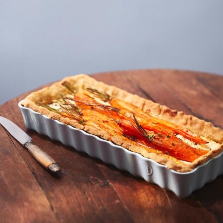 <p><span style="color: #000000;"><strong>EMILE HENRY Керамична плитка провоъгълна форма за тарт "SLIM RECTANGULAR TART DISH" </strong></span><br /><span style="color: #000000;">• <strong>Ръчно изработена от 100% естествени материали<br />• Устойчива на температури: </strong>- 20º С до + 270º С<strong><br />• Равномерно разпределение на топлината<br />• Задържа топлината на ястието по-дълго от обикновените съдове<br />• Висока устойчивост на надраскване <br /></strong>• </span><strong><span style="color: #000000;">Материал:</span>  <span style="color: #ff0000;">HR® Ceramic (High Resistance) <span style="color: #000000;">/ </span></span></strong><span style="color: #ff0000;"><span style="color: #000000;">Високо устойчива керамика</span></span><strong><span style="color: #ff0000;"><span style="color: #000000;"> / </span><br /><span style="color: #000000;">• Без съдържание на олово, кадмий и никел</span><br /><span style="color: #000000;">• Външен размер вкл.дръжките: </span></span></strong><span style="color: #ff0000;"><span style="color: #000000;">36,5 х 15 х 5 см</span></span><span style="color: #ff0000;"><br /><strong><span style="color: #000000;">• Вътрешен размер: </span></strong><span style="color: #000000;">34,5 х 13 х 4</span><span style="color: #000000;"> см<br /></span></span><span style="color: #ff0000;"><span style="color: #000000;">• <strong>Вместимост:</strong> 1,3 литра</span><br /><span style="color: #000000;"><strong>• Тегло: </strong>1,09 кг<br /><strong>• Брой порции:</strong> 6 - 8 </span><br /><span style="color: #000000;">• <strong>Цвят: </strong>светло сив</span><br /><span style="color: #000000;">• <strong>Подходяща за: </strong>фурна / микровълнова фурна / фризер / съдомиялна машина</span><br /><strong><span style="color: #000000;">Производител: EMILE HENRY / Франция</span></strong></span></p><br />Марка: Emile Henry <br />Модел: EH 6034-01<br />Доставка: 2-4 работни дни<br />Гаранция: 2 години