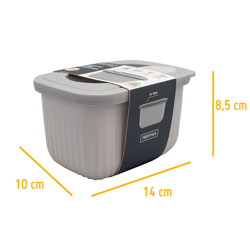 Nerthus Пластмасова херметическа кутия за храна - 620 мл.