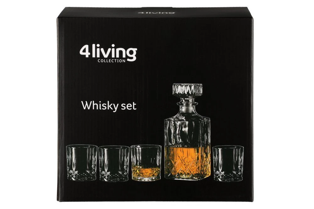 4Living Комплект за уиски - 5 части