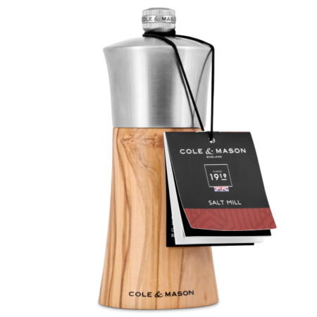 COLE & MASON Мелничка за сол “BROMLEY“ - 15 см. - цвят натурален