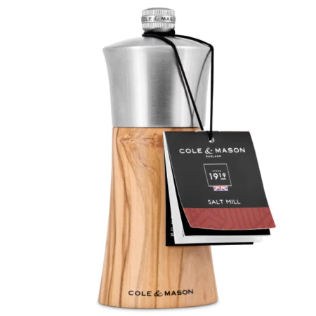 COLE & MASON Мелничка за сол “BROMLEY“ - 15 см. - цвят натурален