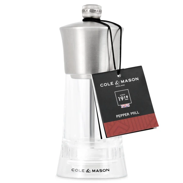 COLE & MASON Акрилна мелничка за пипер “BROMLEY“ - 15 см.