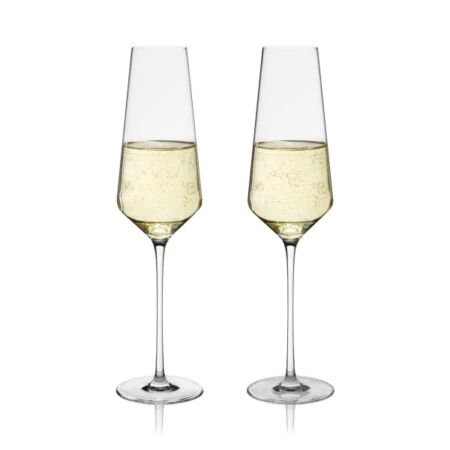 VISKI Кристални чаши за шампанско “LIMINAL“ 2бр - 266 мл.