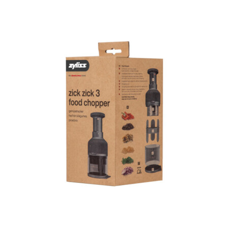 <p><strong>ZYLISS Резачка за лук и зеленчуци &ldquo;Zick-Zick 3&ldquo;</strong><br /><strong>&bull; Размери:&nbsp;</strong>10,3 &times; 9,5 &times; 22<span>&nbsp;см.</span><br /><strong>&bull; Тегло:&nbsp;</strong><span>0,500 кг.&nbsp;</span><br /><strong>&bull;&nbsp;Материал:&nbsp;</strong><span>неръждаема стомана, ABS пластмаса<br /><strong>&bull;&nbsp;Въртящо се острие</strong><br /><strong>&bull; Равномерно нарязване на зеленчуци, ядки, билки, шоколад и др.</strong></span><br /><strong>&bull; Купата и острието са подходяща за съдомиялна машина&nbsp;</strong><br /><strong>Производител: Zyliss / Швейцария</strong></p><br />Марка: ZYLISS <br />Модел: ZYLISS 910073<br />Доставка: 2-4 работни дни<br />Гаранция: 2 години