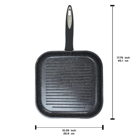 <p><strong>&ldquo;ZYLISS ULTIMATE CERAMIC&ldquo; - Индукционен грил тиган с керамично покритие - 26х26 см.</strong><br /><strong>&bull;&nbsp;Материал:</strong>&nbsp;рециклиран кован алуминий<br /><strong>&bull;&nbsp;Покритие:</strong>&nbsp;Керамично покритие&nbsp;<strong><br /></strong><strong>&bull;&nbsp;<span style="color: #ff0000;">100% без PFOA</span>&nbsp;(перфлуороктанова киселина)<br /></strong><strong>&bull;&nbsp;<span style="color: #ff0000;">100% без PTFE</span>&nbsp;(политетрафлуоретилен)<br /></strong><strong>&bull;&nbsp;<span style="color: #ff0000;">100% без PFAS</span>&nbsp;(полифлоурирани алкилни вещества)<br /></strong><strong>&bull;&nbsp;<span style="color: #ff0000;">100% БЕЗ ТОКСИНИ</span><br /></strong><strong>&bull;&nbsp;Размери:</strong>&nbsp;26 х 26 см.<br /><strong>&bull;&nbsp;Височина:</strong>&nbsp;5,7 см.<br /><strong>&bull;&nbsp;Дължина (вкл дръжката):</strong>&nbsp;45,1 см.<br /><strong>&bull; Подходящ за фурна&nbsp;до 180&deg;С<br /></strong><strong>&bull;&nbsp;П</strong><strong>репоръчва миене на ръка<br /></strong><strong>Производител: ZYLISS / Швейцария<br /></strong><strong>Подходящ за:&nbsp;</strong></p>
<p><img src="https://www.vip-giftshop.com/media//file_12.jpg" alt="" width="250" /></p><br />Марка: ZYLISS <br />Модел: ZYLISS 980289<br />Доставка: 2-4 работни дни<br />Гаранция: 2 години