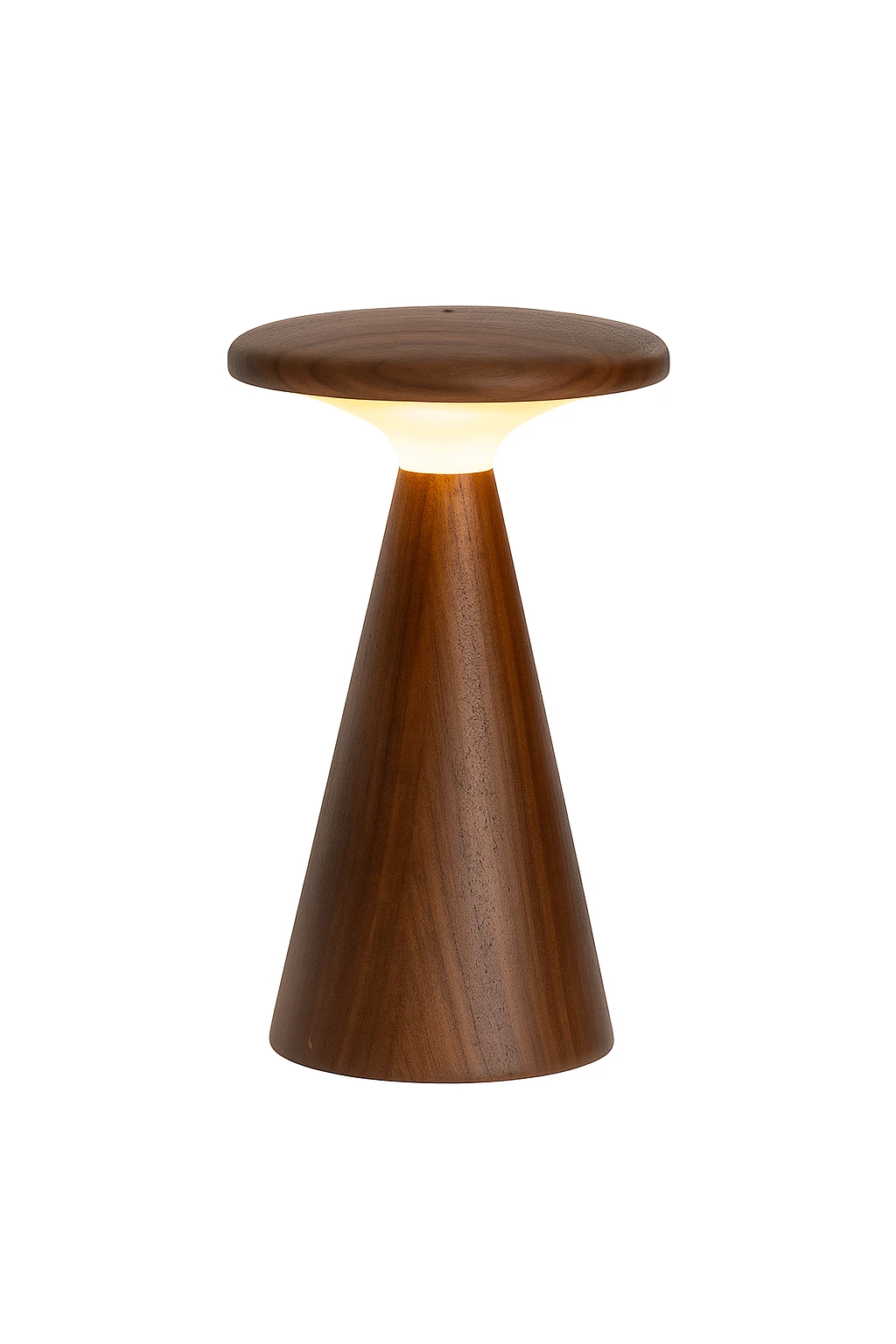 GINGKO Дървена смарт лампа “Sylva“ - размер L - орех