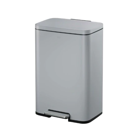 EKO Кош за отпадъци с педал “MADISON“ - 50 литра - сив/мат