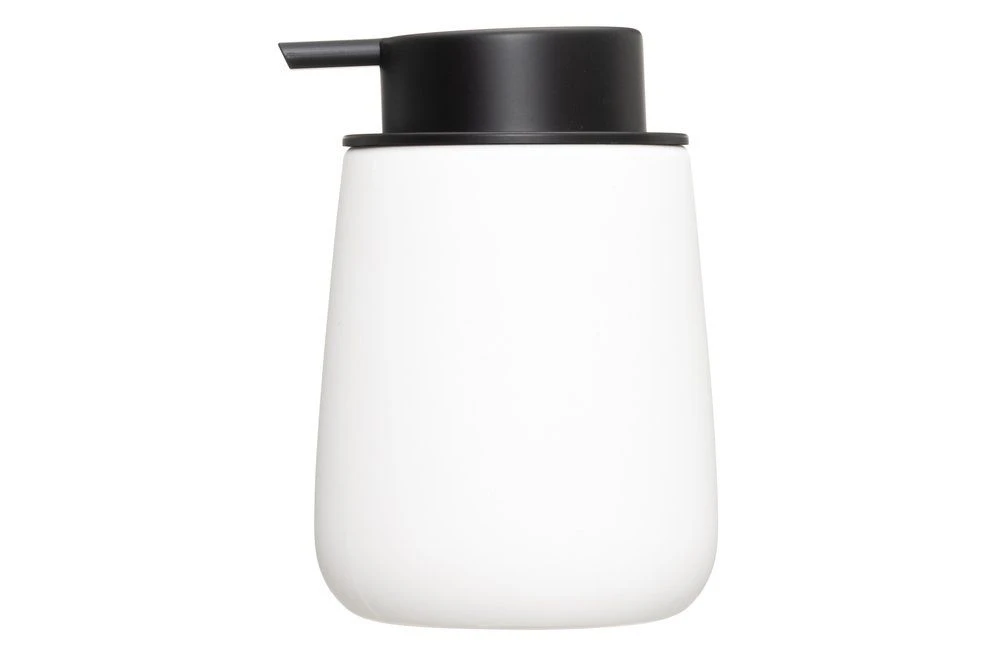 4LIVING Керамичен диспенсър за течен сапун “Nova“ - цвят бял - 350 мл.