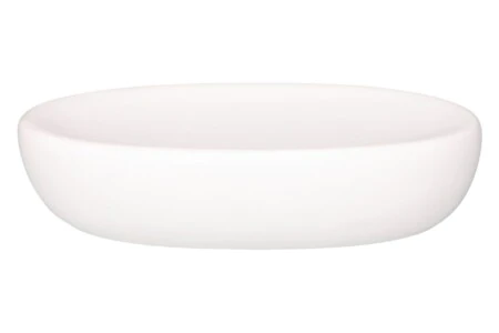 4LIVING Керамична сапунерка “Nova“ - цвят бял