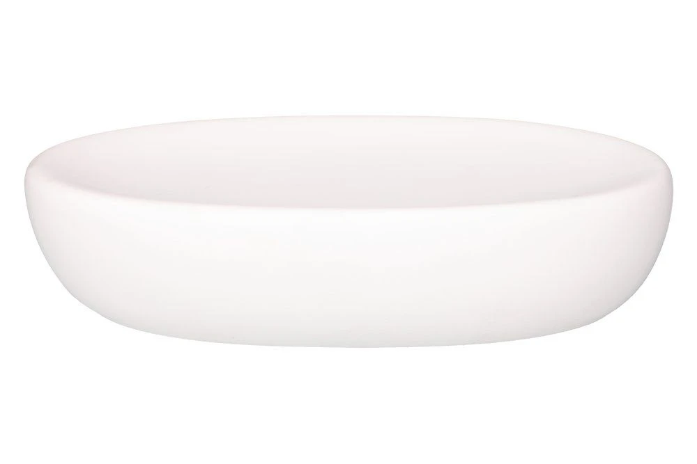 4LIVING Керамична сапунерка “Nova“ - цвят бял