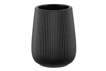 4LIVING Съд за четки за зъби “Nero“ - цвят черен