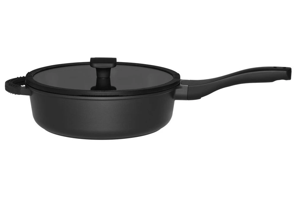 MAKU Индукционен тиган със стъклен капак и керамично покритие “Foodie“ - Ø 28 см.